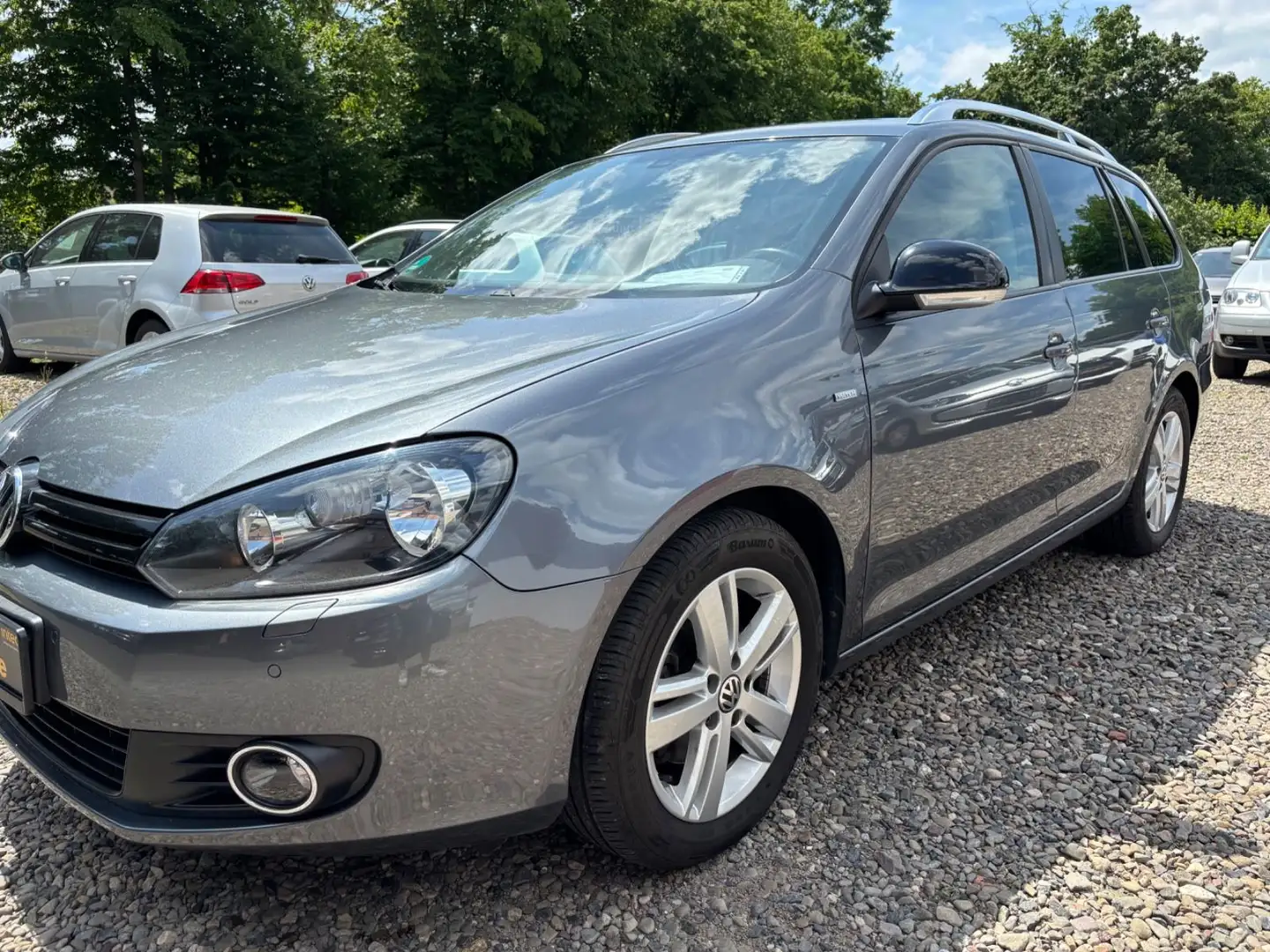 Volkswagen Golf VI Variant Match Navi Alu Teileder Abn AHK Gris - 2