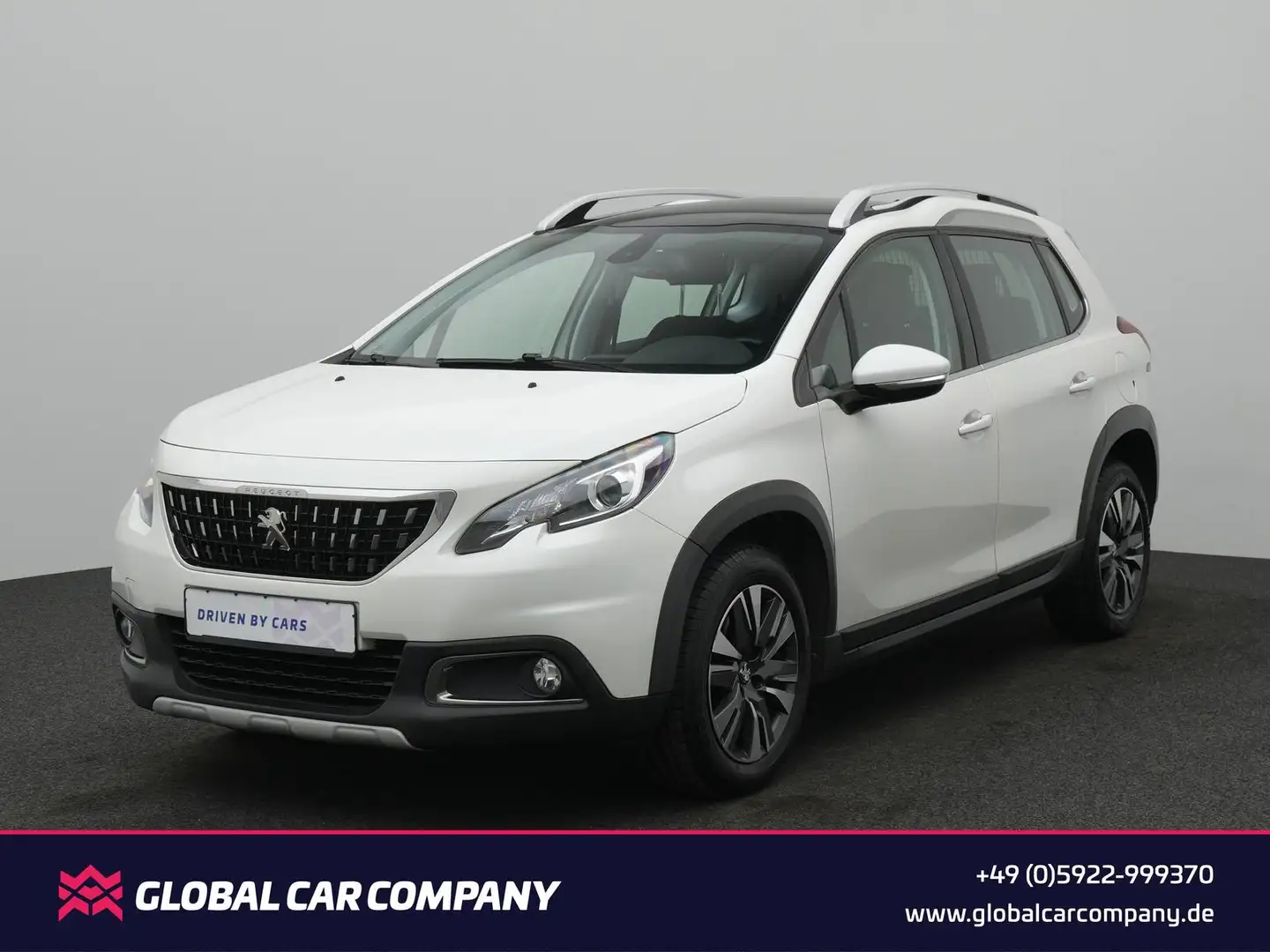 Peugeot 2008 Allure,TEMPO,AHK,PANO,KAM,APP,SHZ,NAVI Weiß - 1