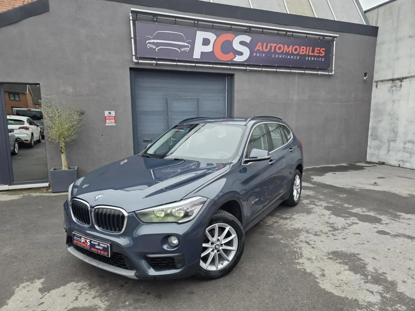 BMW X1 1.5 d sDrive16*GPS*PDC AVT-ARR*COFFRE ELC*... Gris - 1