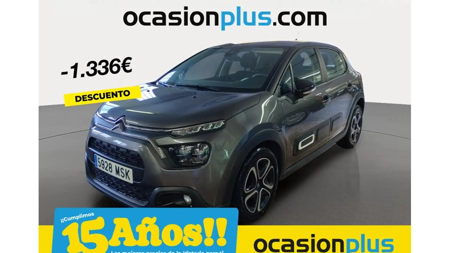 Citroen C3 1.5BlueHDi S&S Plus 100 Gris - 1