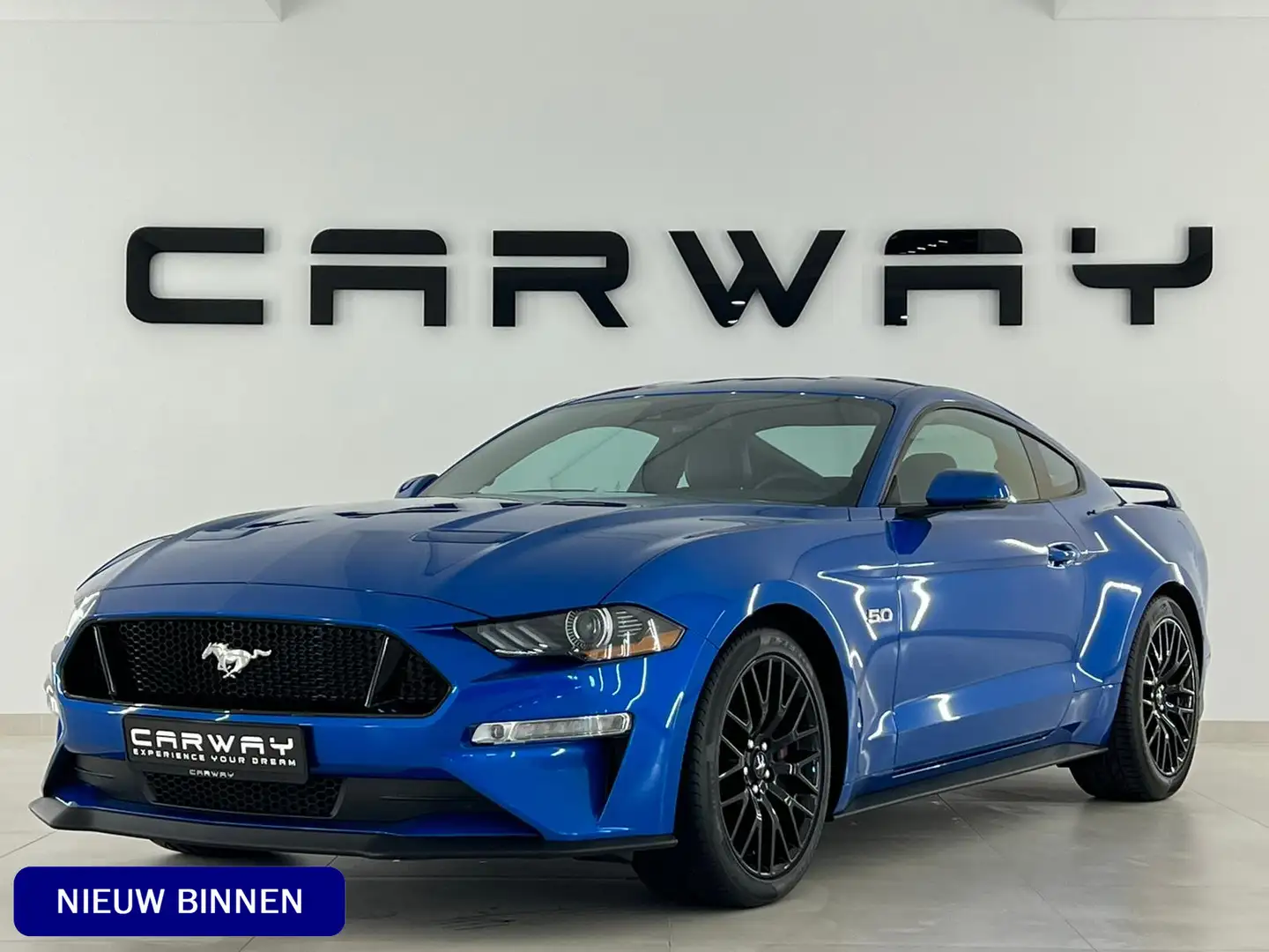 Ford Mustang USA 5.0 V8 GT Fastback Performance Blauw - 1