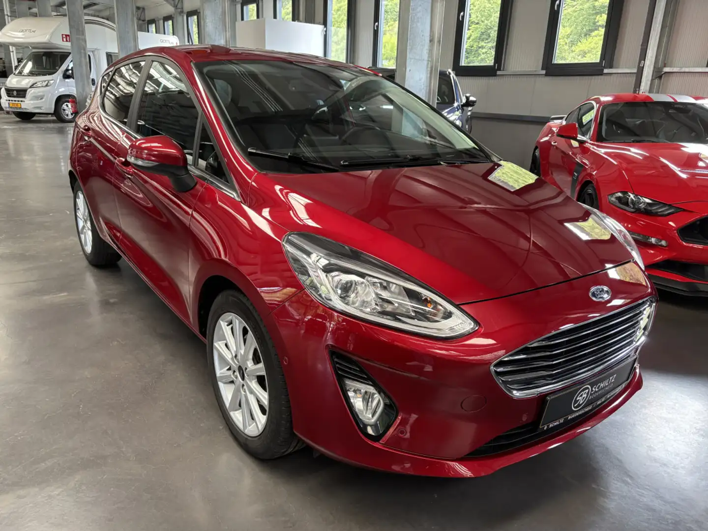 Ford Fiesta 1.0 EcoBoost Titanium Rouge - 1