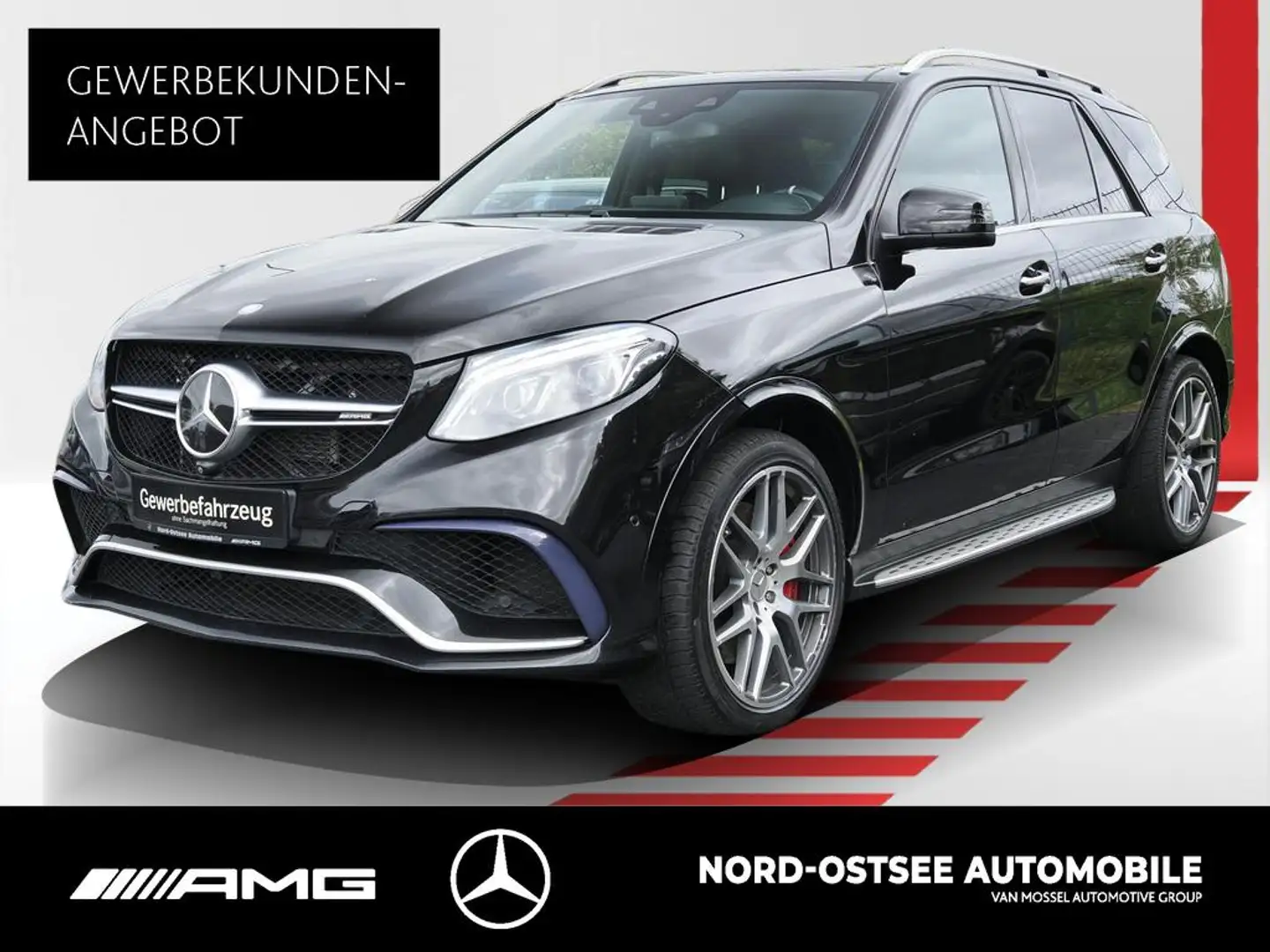 Mercedes-Benz GLE 63 AMG GLE 63 S AMG 4M  PARKPILOG PANO AHK STANDHZ Noir - 1