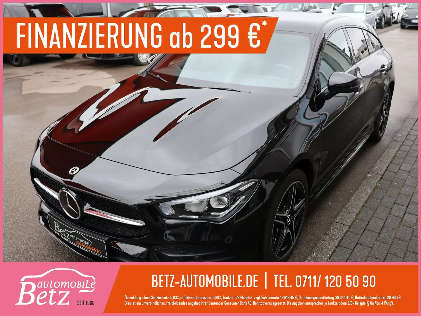 Mercedes-Benz CLA 250 Shooting Brake Edition AMG SHZ NIGHT Zwart - 1