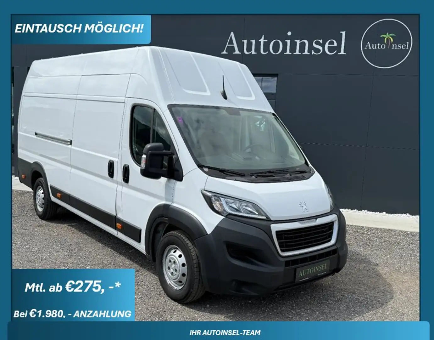 Peugeot Boxer Boxer L3H3 BlueHDi Navi,Tempomat Білий - 1