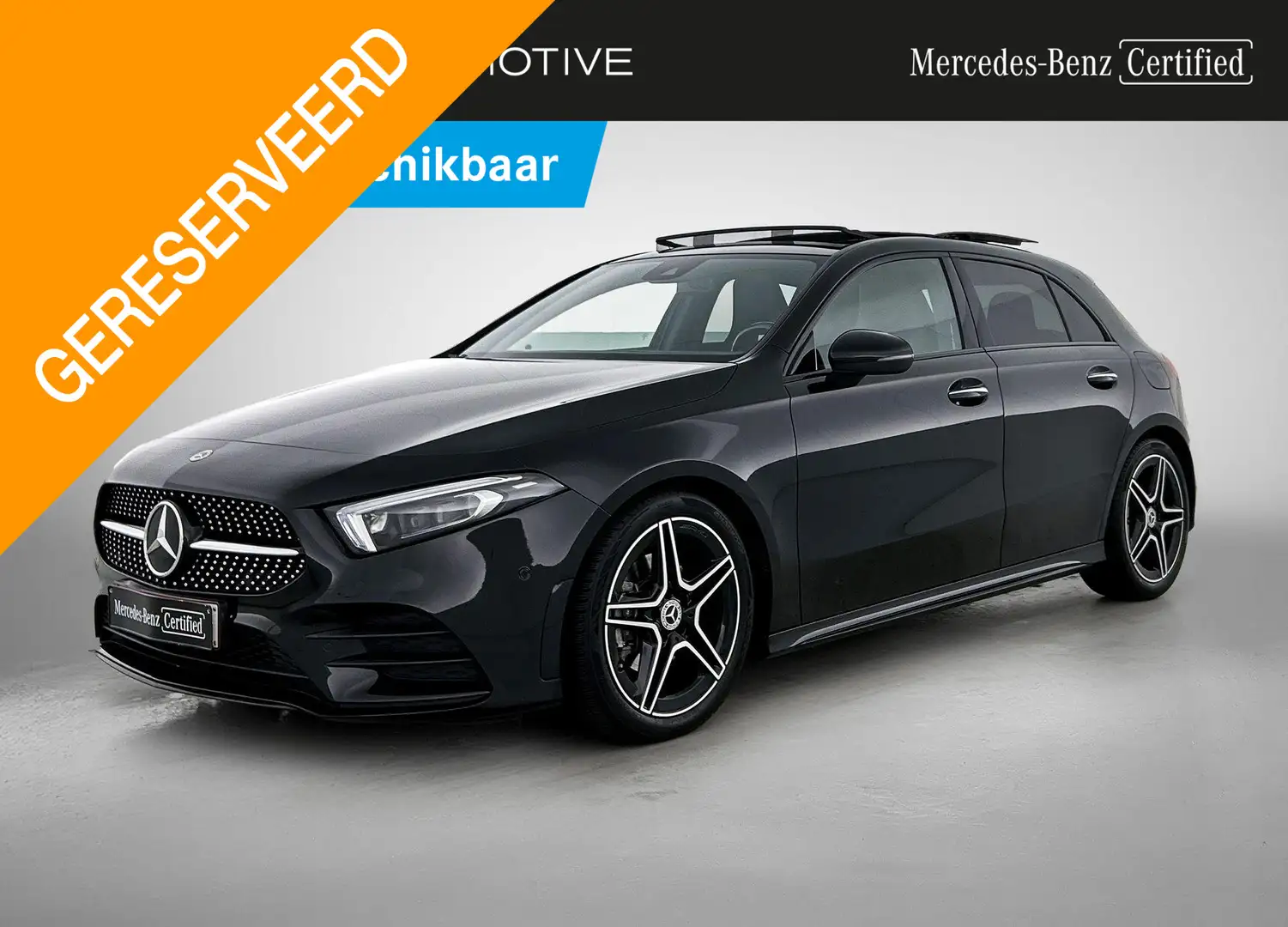 Mercedes-Benz A 180 Hatchback AMG Line | Panoramisch Dak | Dodehoekass Noir - 1