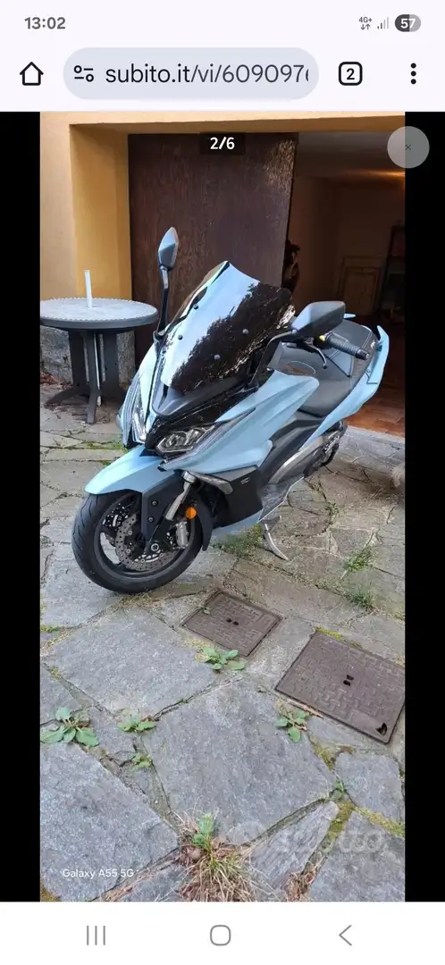 Kymco AK 550 touring Albastru - 1