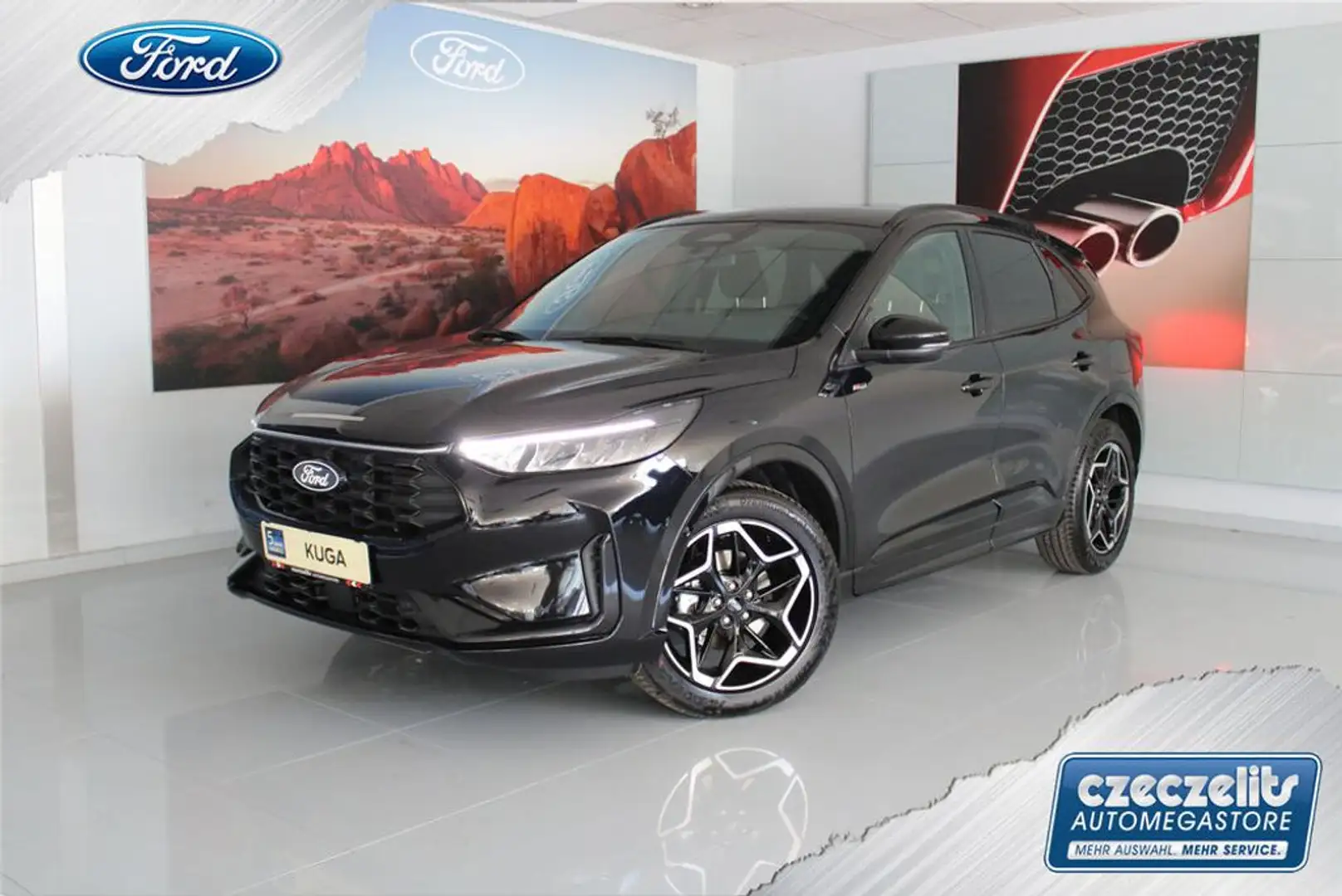 Ford Kuga Hybrid ST-Line Schwarz - 1
