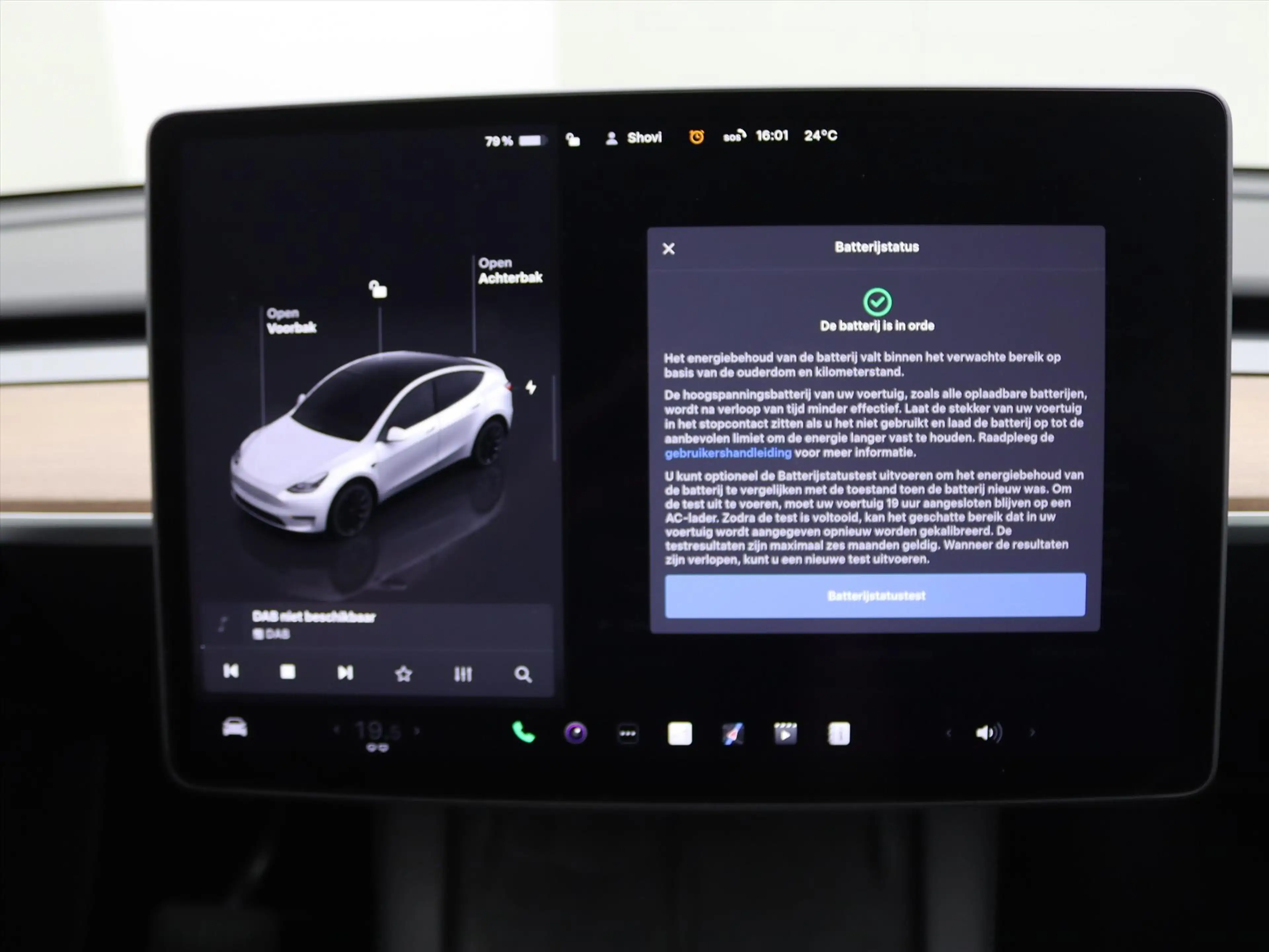 Tesla Model Y Long Range AWD 75kWh 351pk 95% SoH [ AMD RYZEN+AUT — photo 31