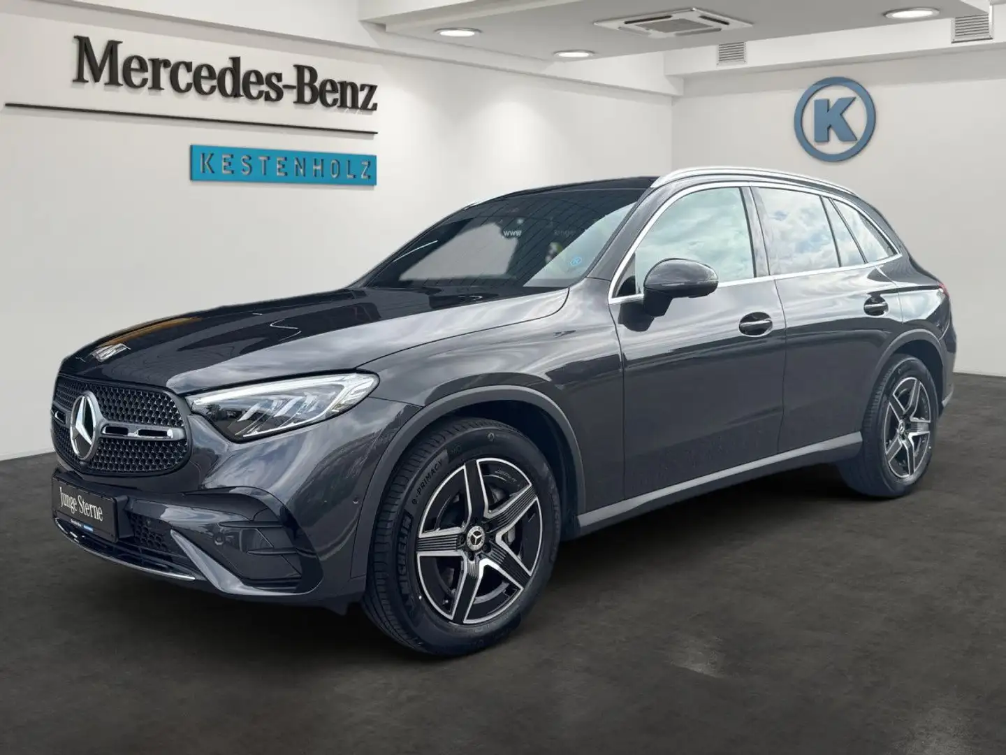 Mercedes-Benz GLC 200 4Matic AMG+AHK+MEMORY+PANO+TOTWINKEL+DAB Grau - 2
