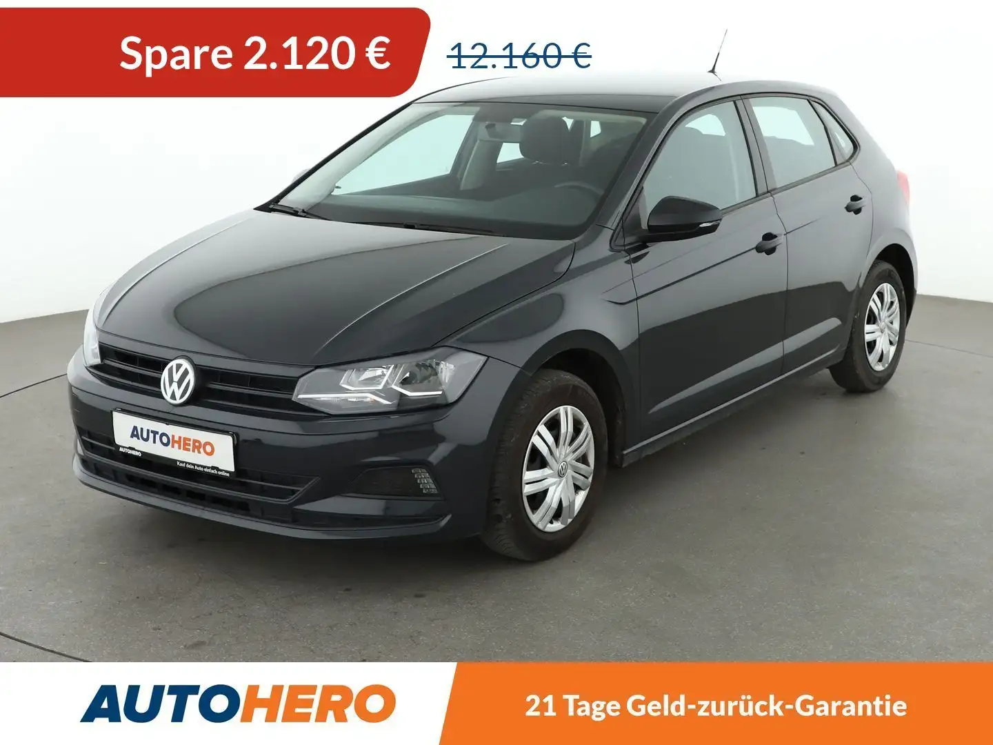 Volkswagen Polo 1.0 Trendline*LIMITER*KLIMA*GARANTIE* Grau - 1
