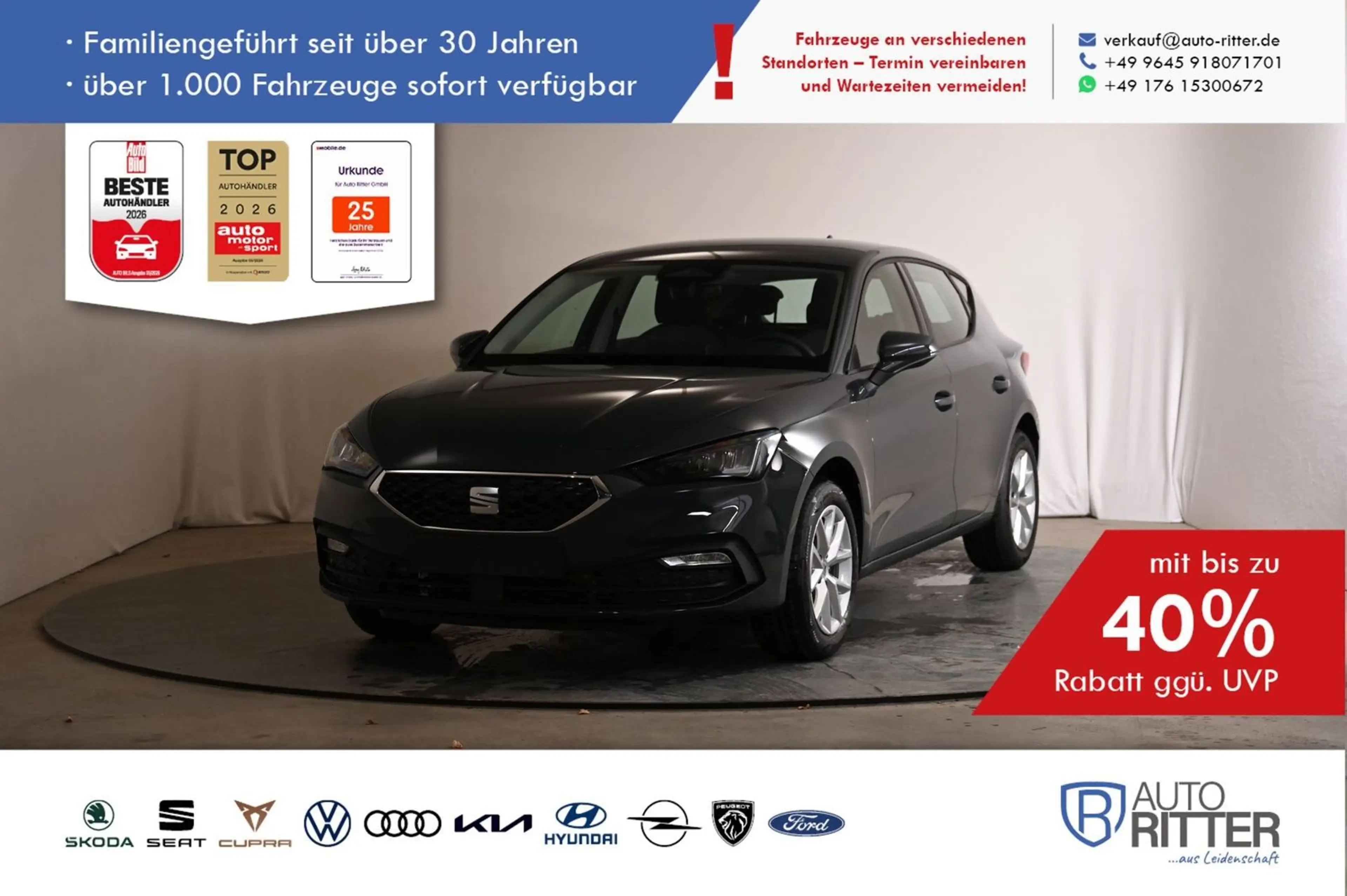 SEAT Leon Entry RFK|LED|Carplay|Klima|PDC|SHZ