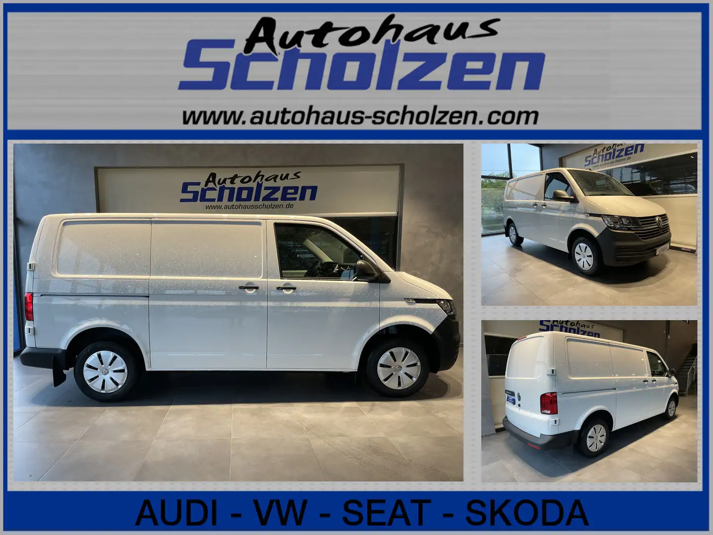Volkswagen T6.1 Transporter 2.0 TDI MFL App Kamera Flügelt Blanco - 1