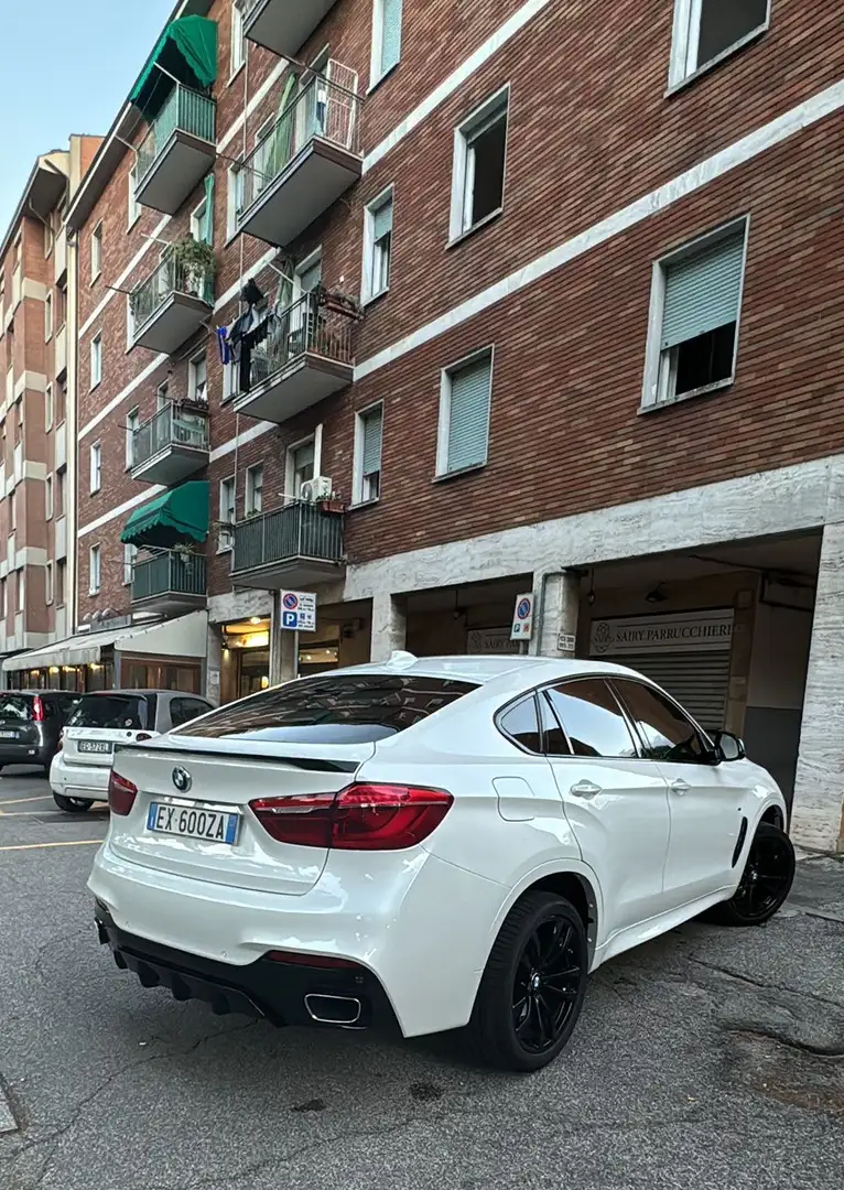 BMW X6 xdrive30d Msport 258cv auto Weiß - 2