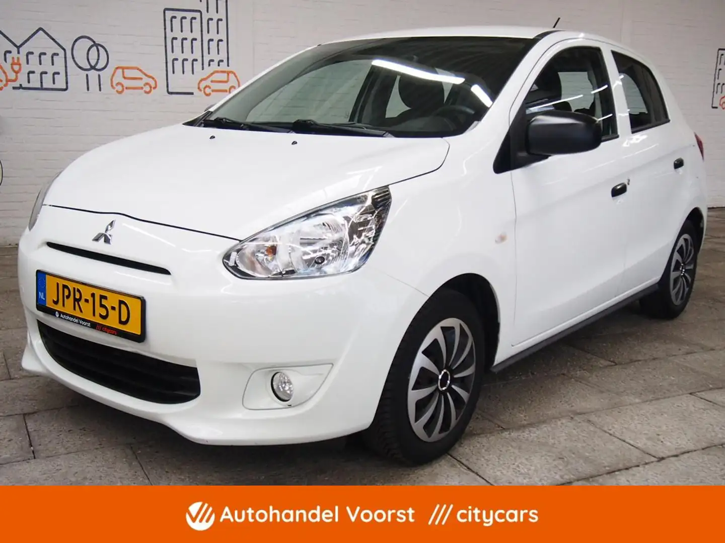 Mitsubishi Space Star 1.0 Inform Airco (APK:Nieuw) Incl.Garantie Wit - 1