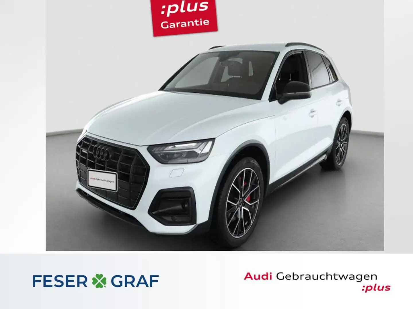 Audi Q5 50TFSIe qu./Matrix/Navi+/Leder/AHK/adAir/HuD/B&O Weiß - 1