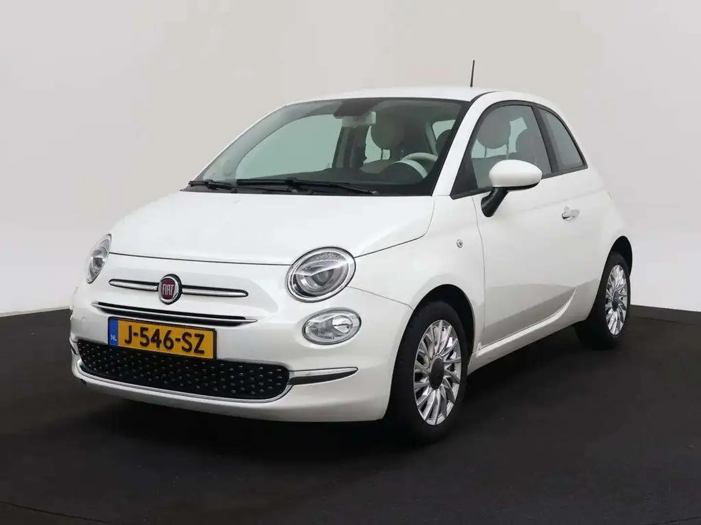 Fiat 500 1.0 Hybrid Lounge Navi LMV Blanc - 1