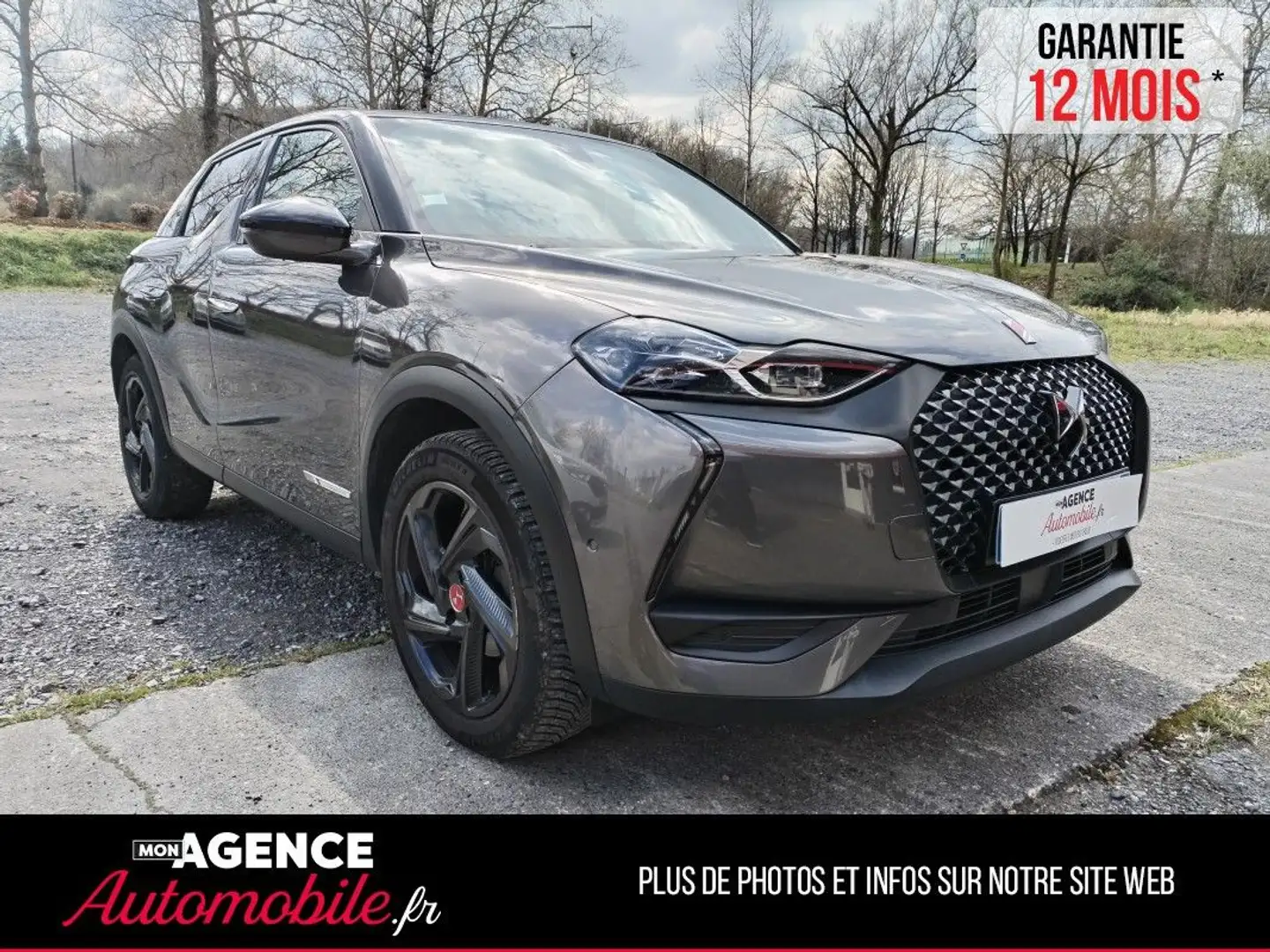 DS Automobiles DS 3 Crossback DS3 CROSSBACK 1.2 PURTETECH 100CV PERFORMANCE LINE Gris - 1