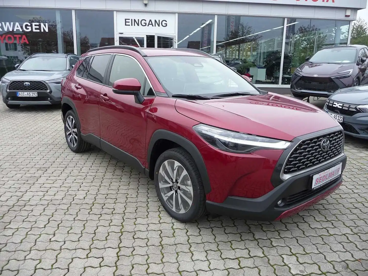 Toyota Corolla Cross 1.8 Hybrid Style Navi, Alu, el. Heckklappe Rouge - 2