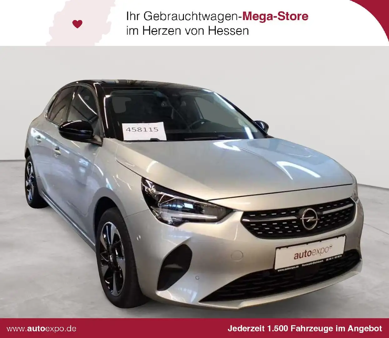 Opel Corsa-e Corsa-e Elegance NAVI StyleP KAM PDC SHZ Silber - 1