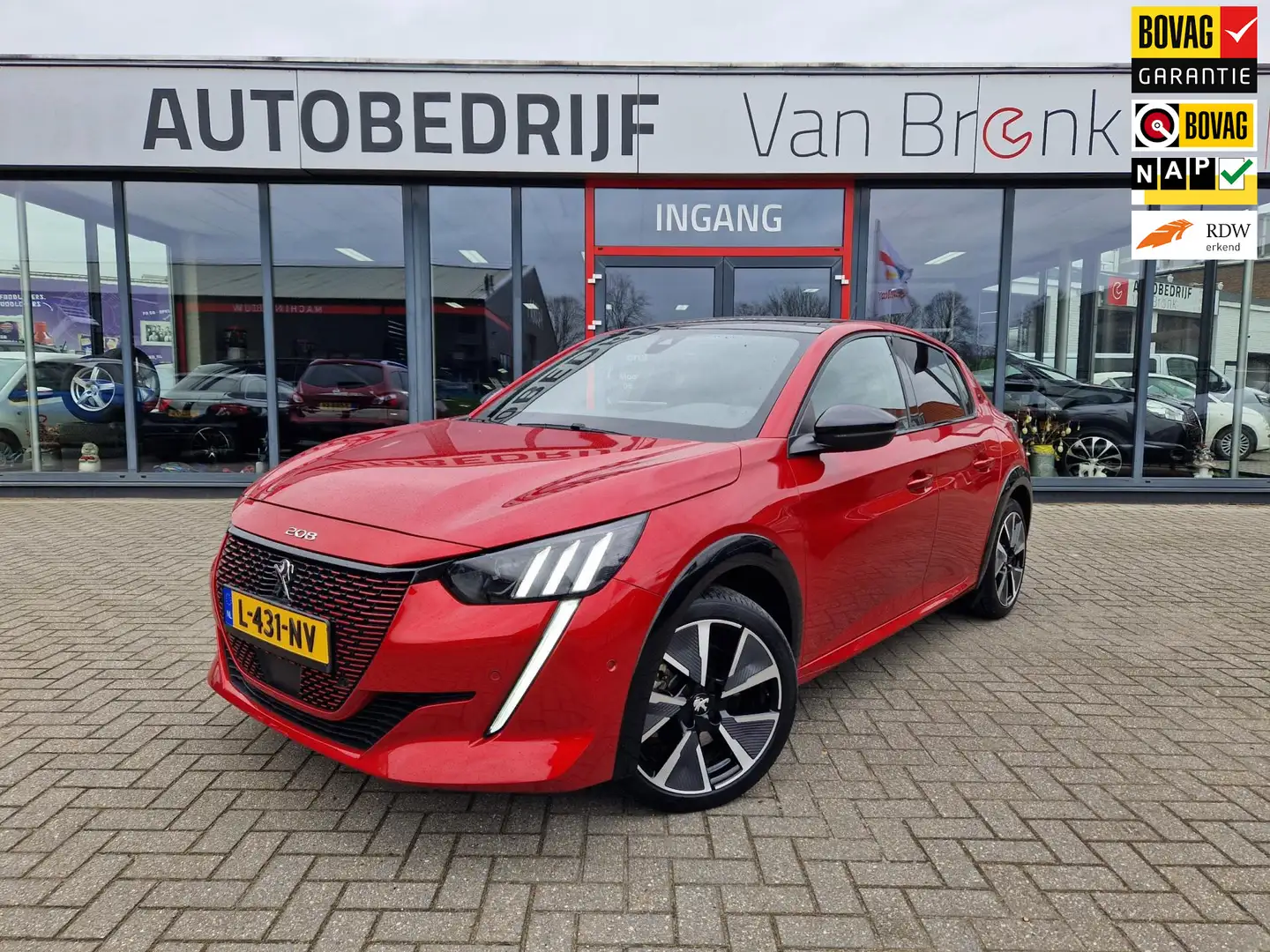 Peugeot e-208 EV GT 350 50 kWh| Camera | Na subsidie €20450 Rosso - 1