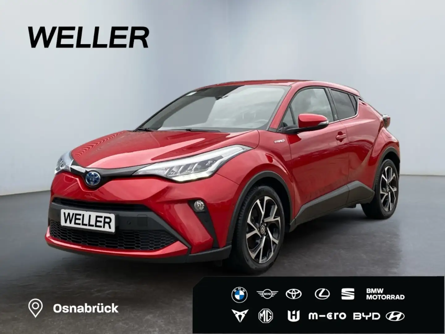 Toyota C-HR 2.0 Hybrid Team D *LED*ACC*Navi*CarPlay*CAM* Rot - 1
