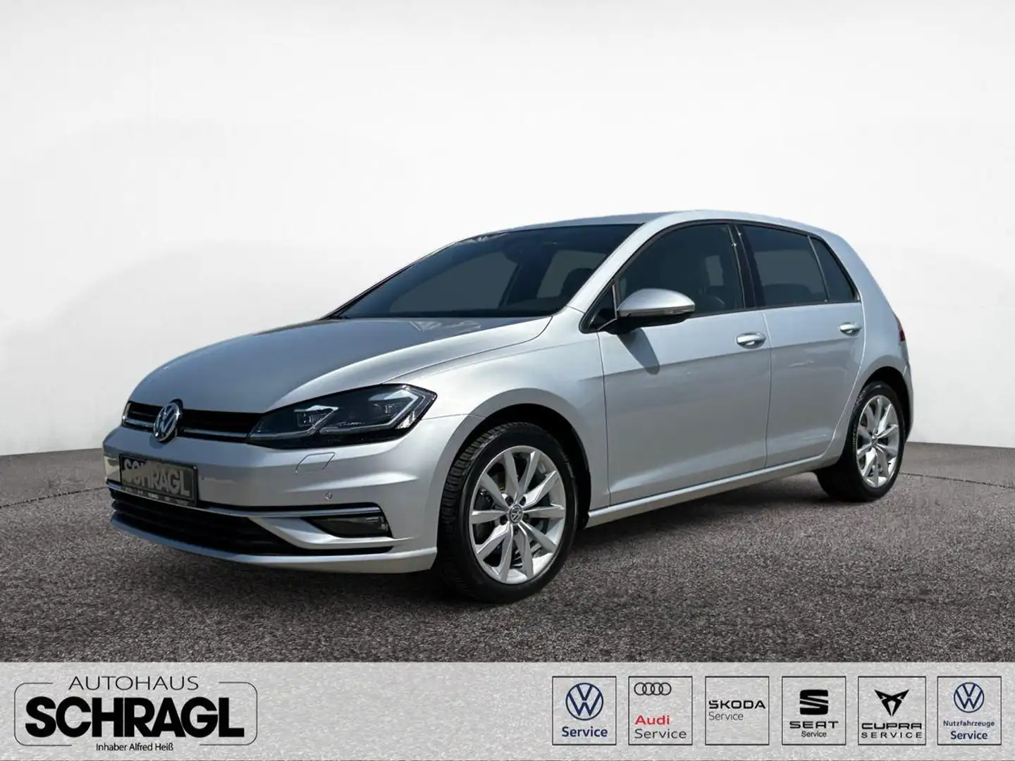 Volkswagen Golf VII 1.5 TSI HIGHLINE+LED+NAVI+SITZHZG+PDC Plateado - 1
