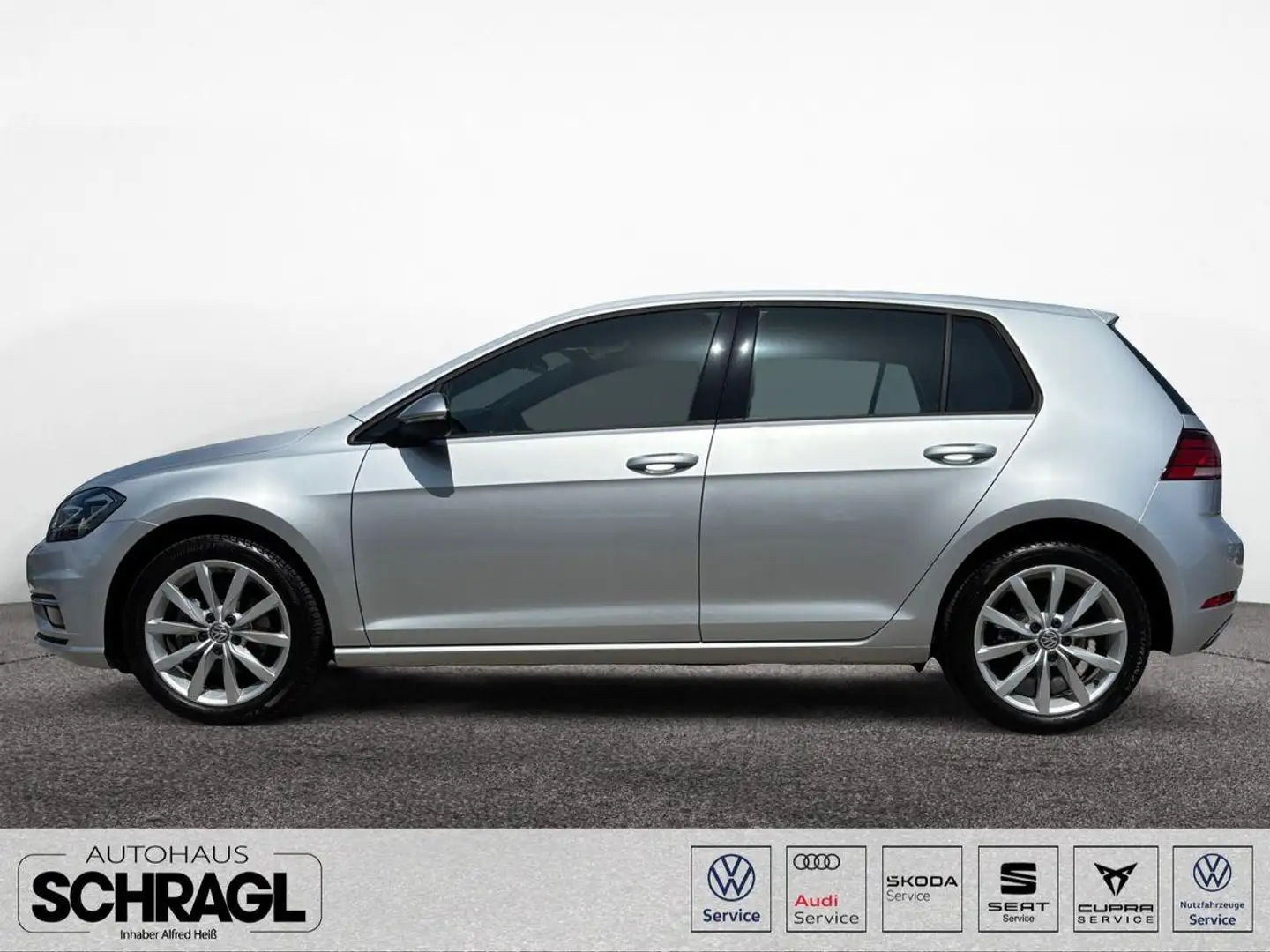 Volkswagen Golf VII 1.5 TSI HIGHLINE+LED+NAVI+SITZHZG+PDC Plateado - 2