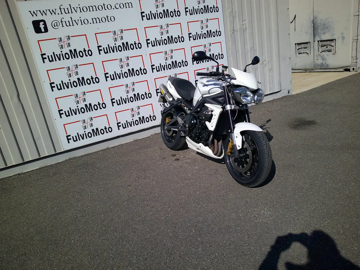 Triumph Street Triple 675 Blanc - 1