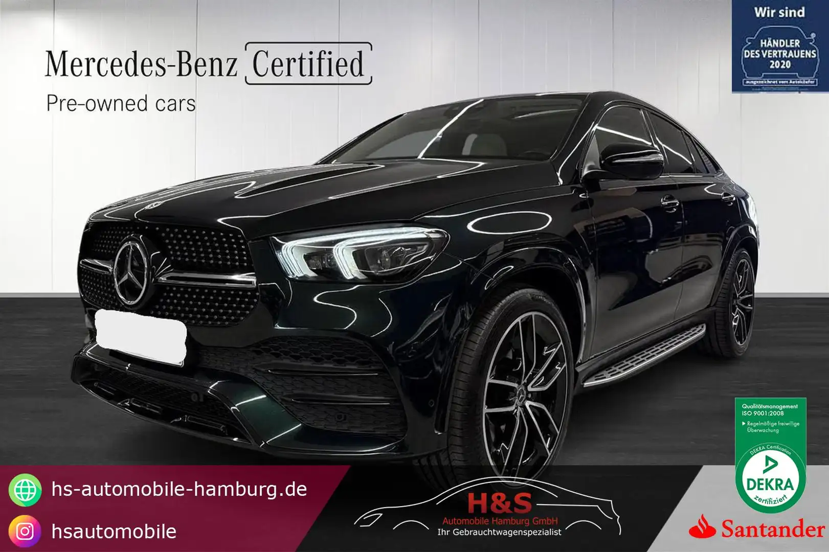 Mercedes-Benz GLE 400 d 4Matic AMG Coupe *AHK*PANO*MEMORY* Grün - 1