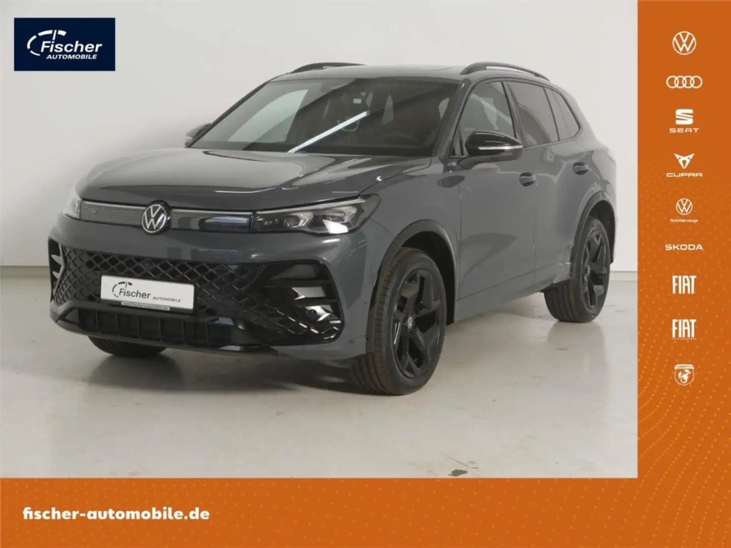 Volkswagen Tiguan 2.0 TDI 4Mot. R-Line Black Style DSG AHK Grau - 1