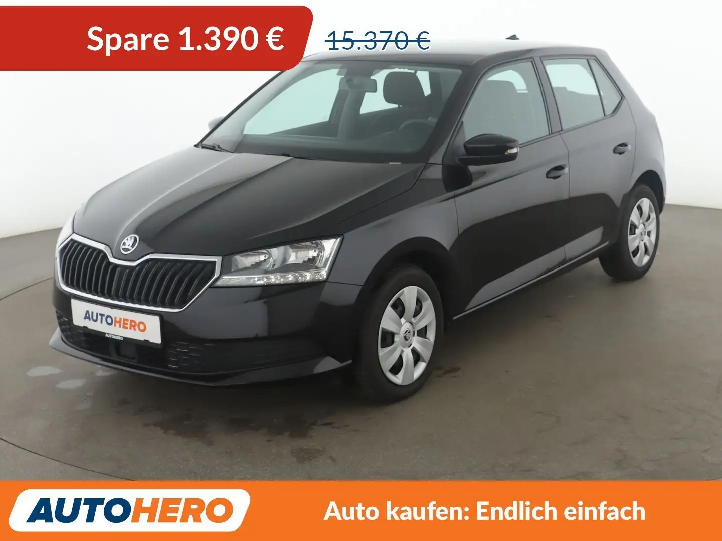 Skoda Fabia 1.0 TSI Ambition Aut.*TEMPO*KLIMA*GARANTIE* Schwarz - 1