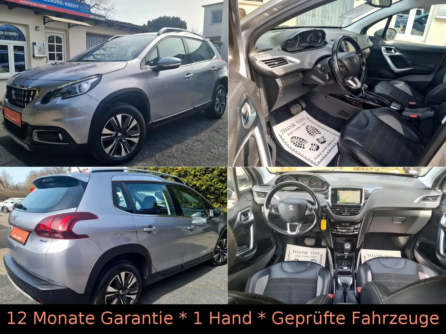 Peugeot 2008 AUT/Sport/LED/ Allure/Leder/City-Paket Grau - 1