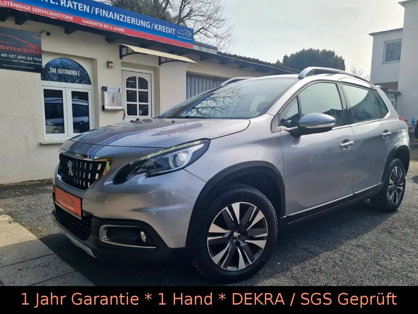 Peugeot 2008 AUT/Sport/LED/ Allure/Leder/City-Paket Grijs - 1