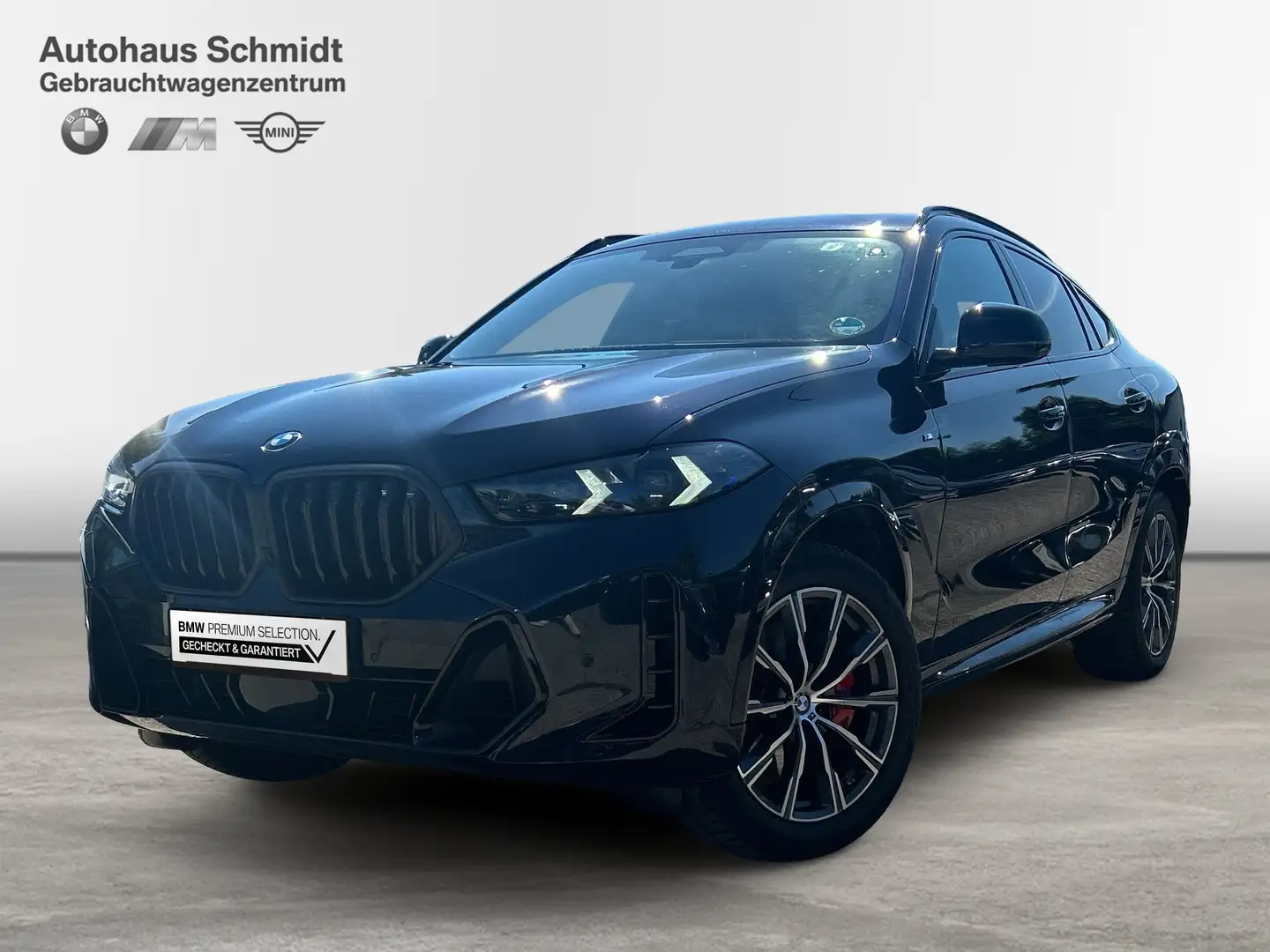 BMW X6 xDrive40d 722€ netto/mtl.*M Sportpaket*H&K*Pano*AH Zwart - 1