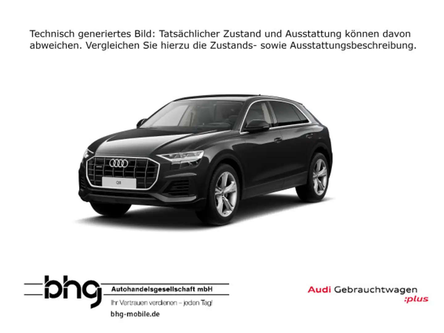 Audi Q8 55 TFSI quattro tiptronic Schwarz - 1