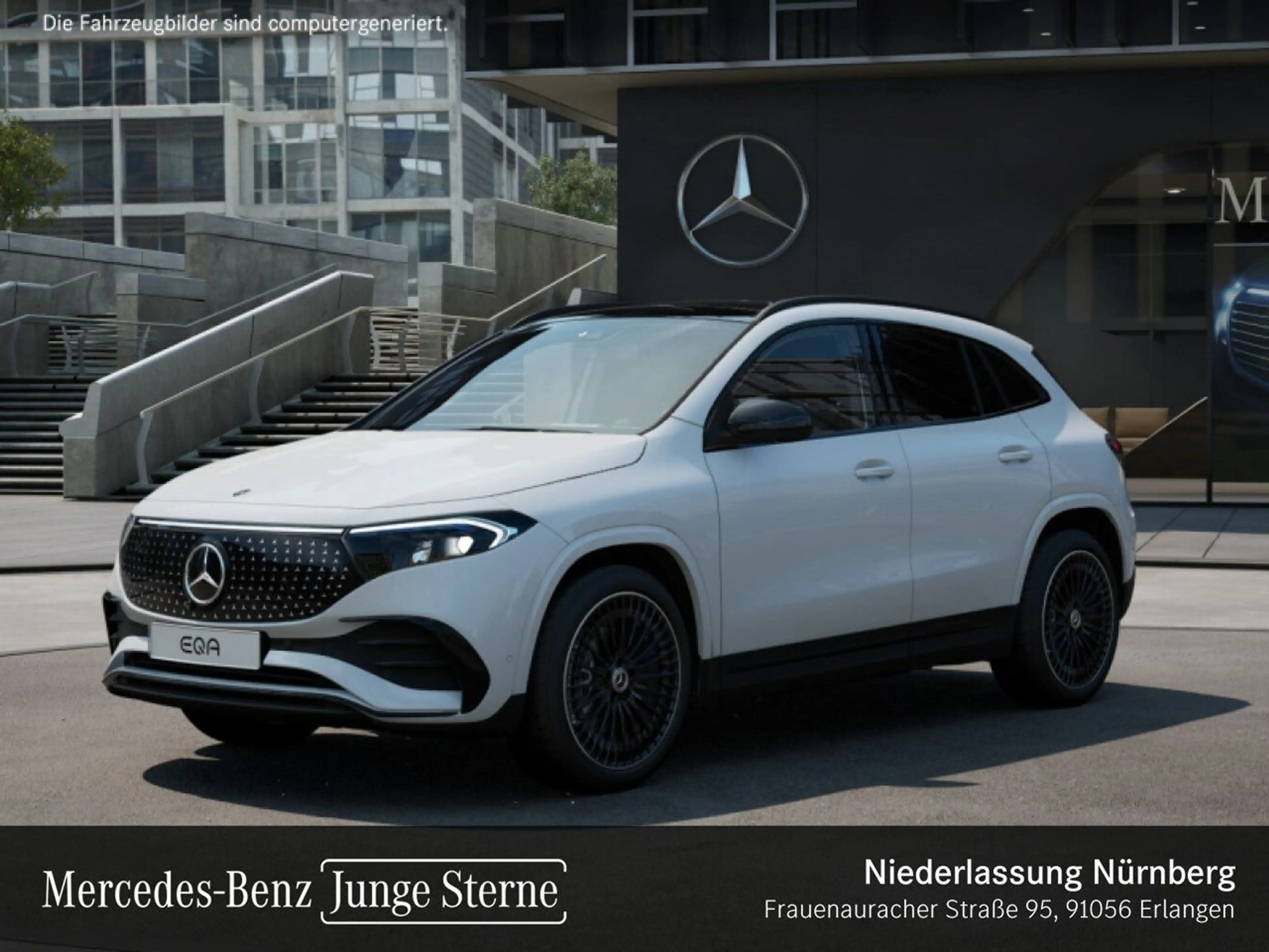 Mercedes-Benz EQA 300 4M AMG+NIGHT+ADVANCED+PANO+360+MEMORY+HUD — photo 14