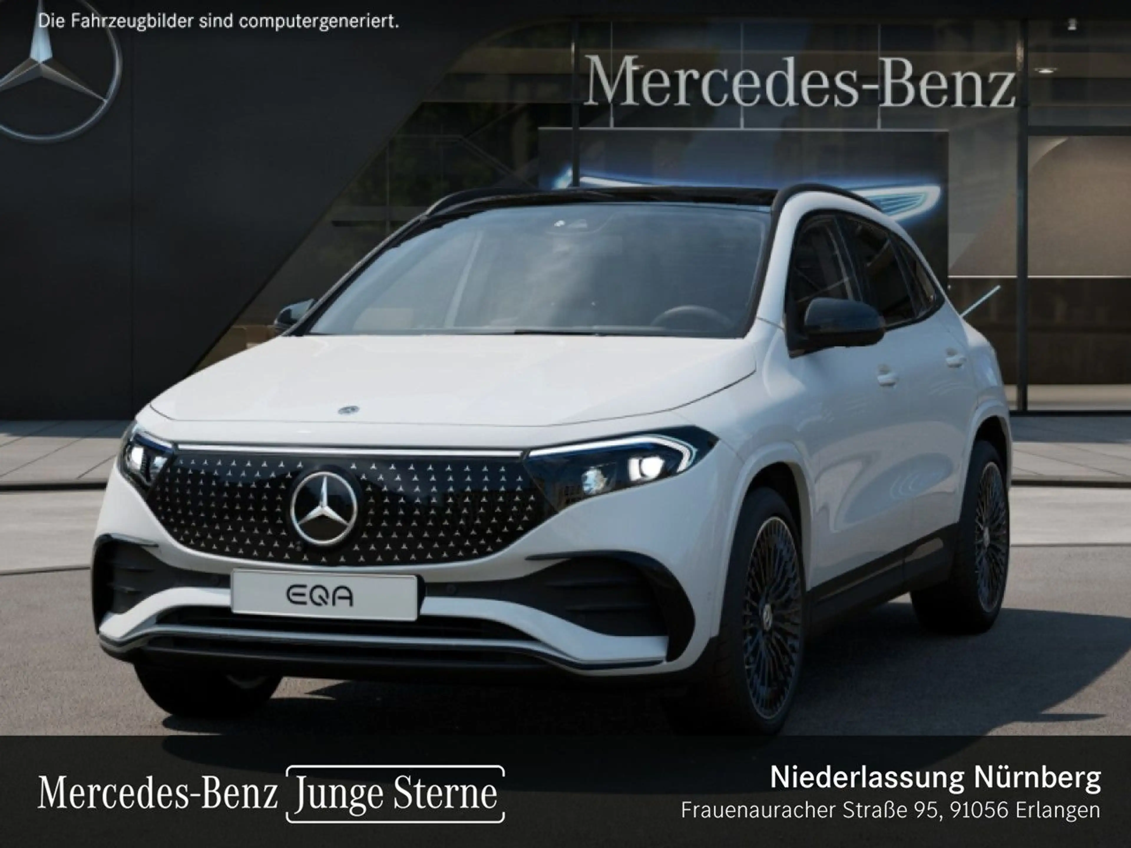 Mercedes-Benz EQA 300 4M AMG+NIGHT+ADVANCED+PANO+360+MEMORY+HUD — photo 2