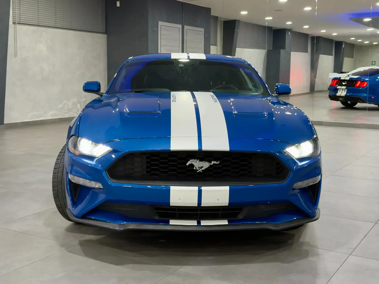 Ford Mustang 2.3 EcoBoost Blau - 1