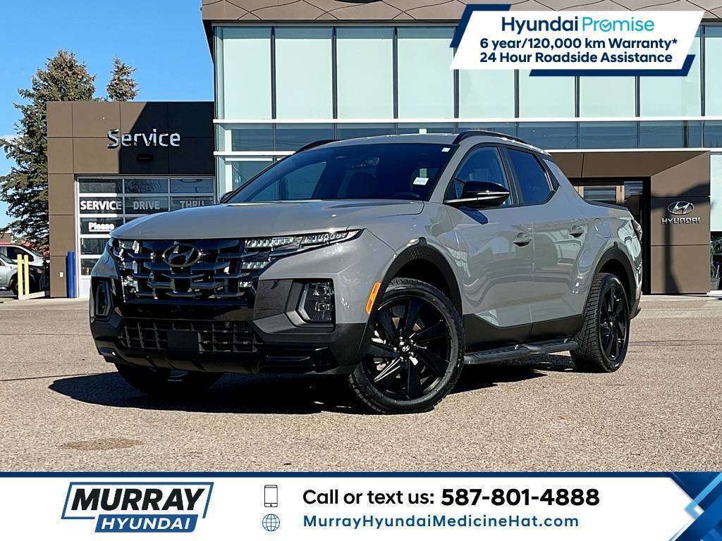 Gray (Hampton Grey) 2023 Hyundai Santa Cruz Pickup Truck  Automatic