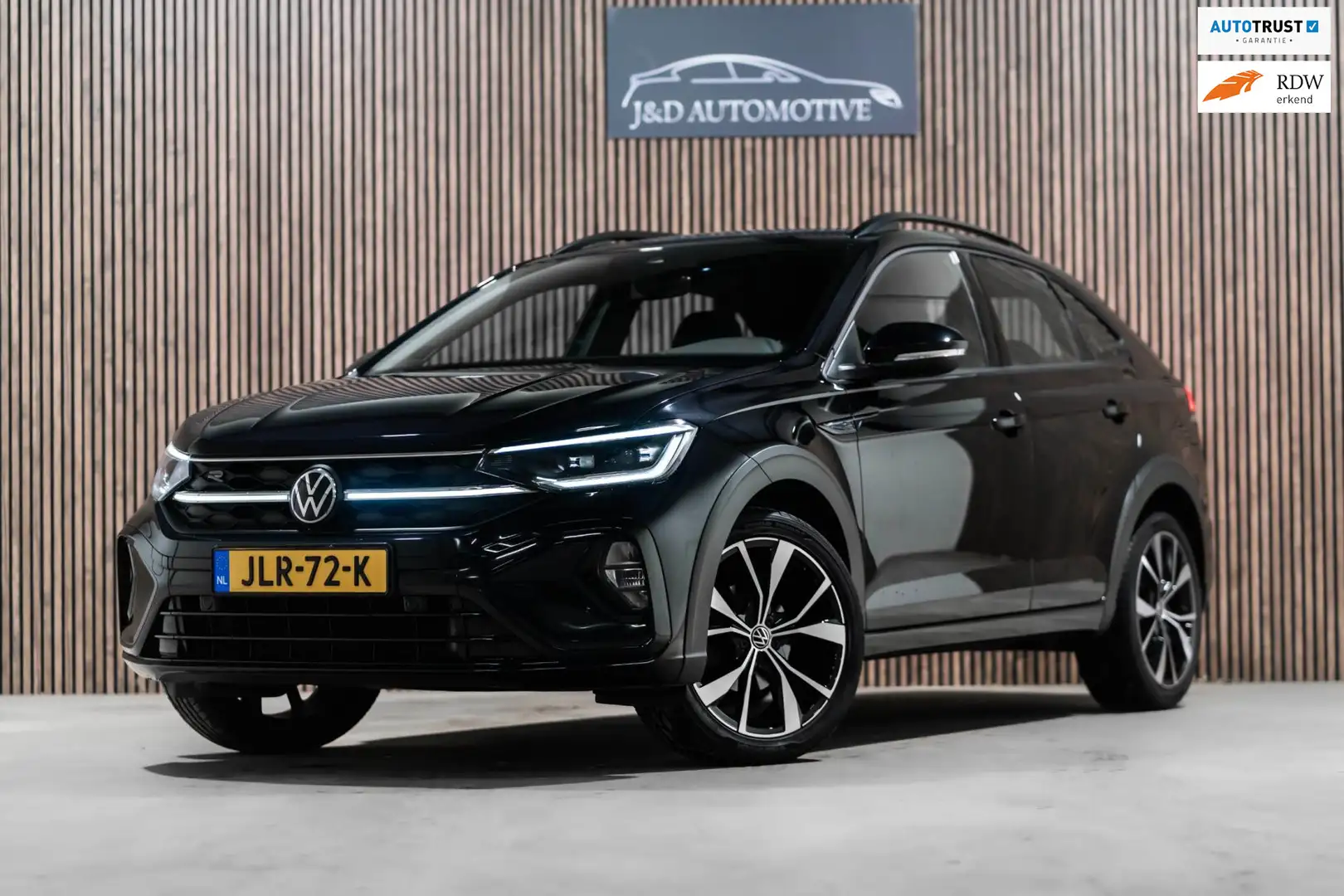 Volkswagen Taigo 1.5 TSI R-Line DSG IQ CAMERA Zwart - 1