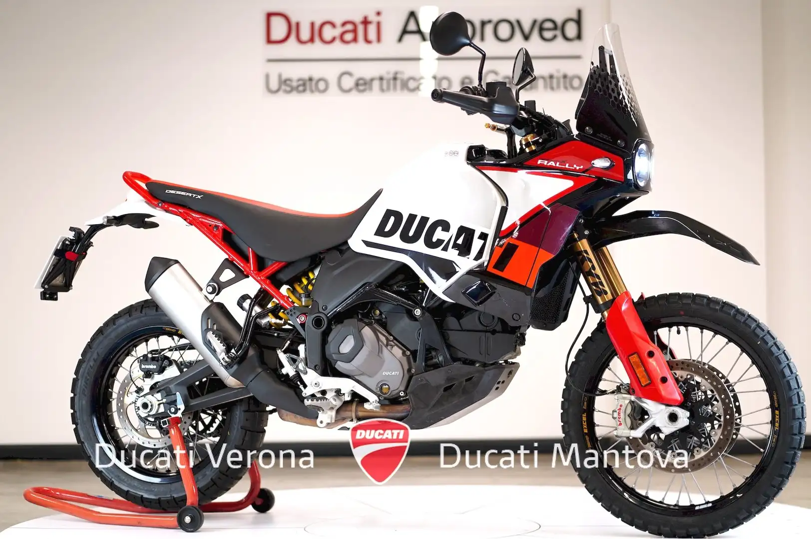 Ducati DesertX Desert X Rally solo 5.728 km IVA esposta Blanco - 2