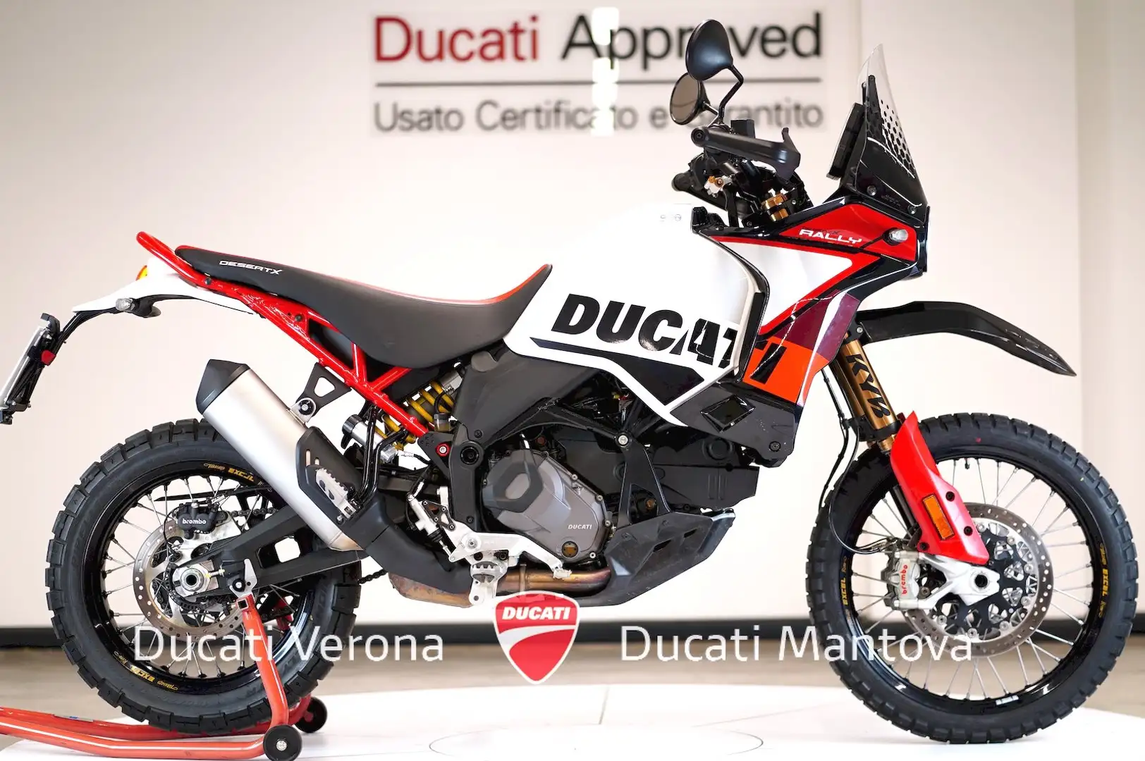 Ducati DesertX Desert X Rally solo 5.728 km IVA esposta Blanco - 1