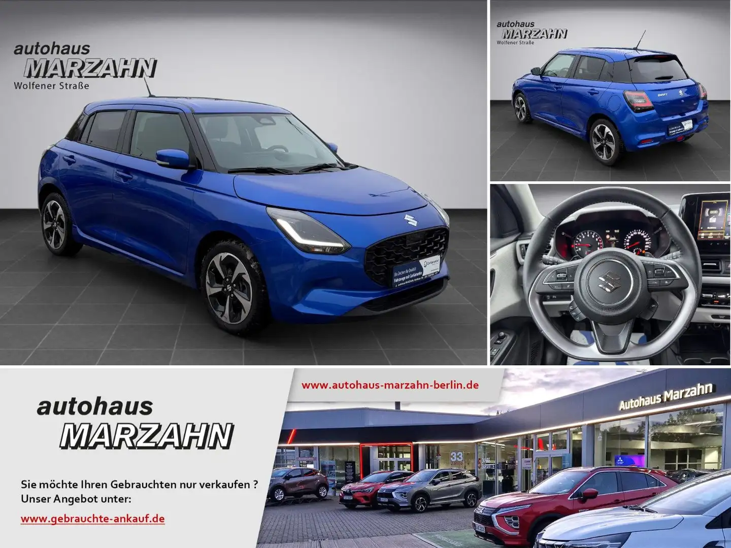 Suzuki Swift 1.2 HYBRID CVT Comfort+ DAB/CarPlay/Allw. Bleu - 2
