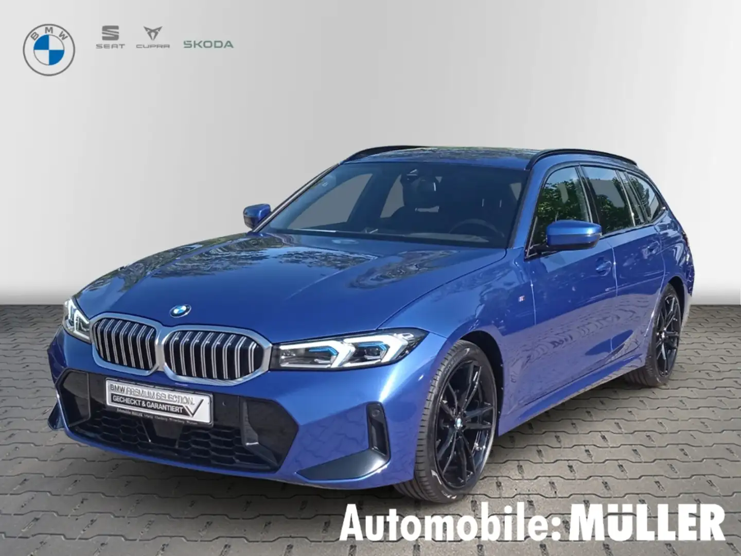 BMW 320 d xDrive Touring*MSport*Keyless*ACC*DAB*RFK*Alarm* Blau - 1