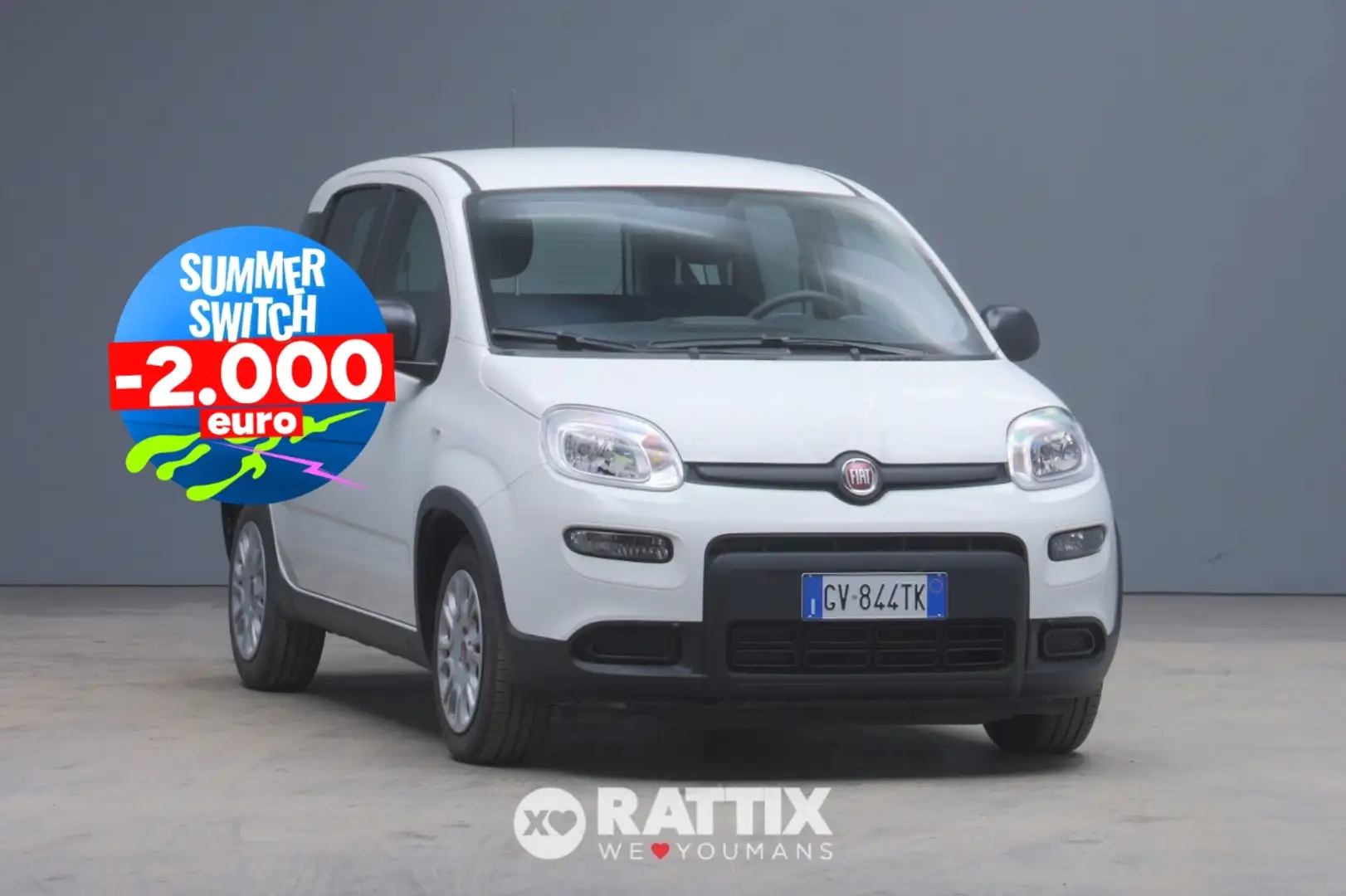 Fiat Panda 1.0 Firefly Hybrid 70CV Weiß - 1