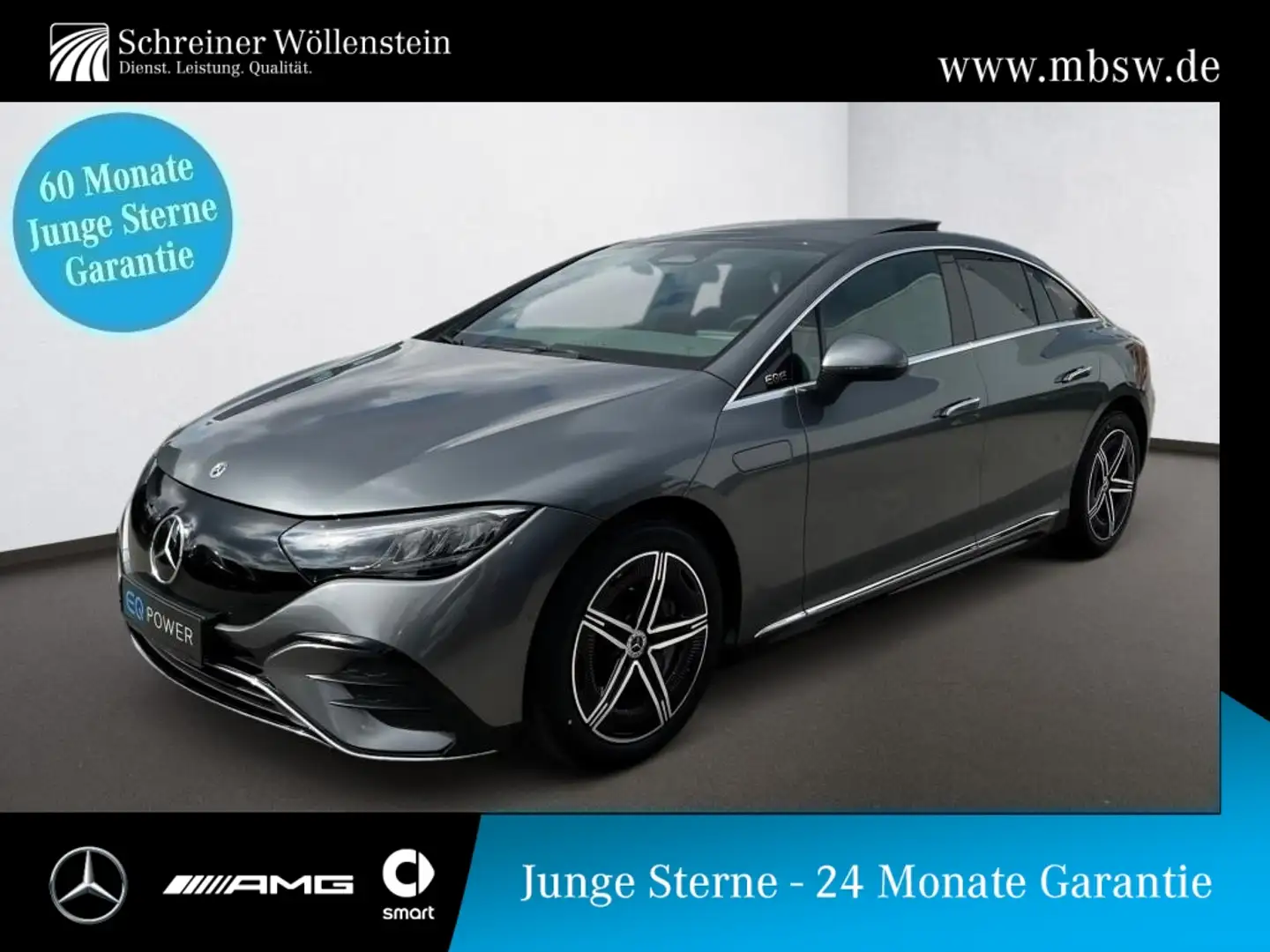 Mercedes-Benz EQE 350 4M AMG Ext+Int*Pano*DISTRONIC*KeyGo*Memo Gris - 1
