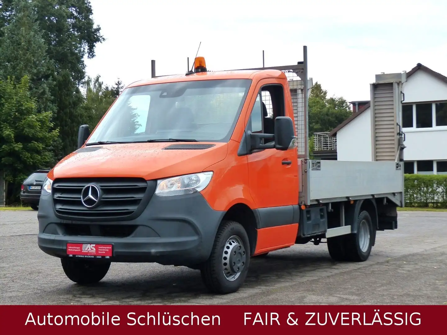 Mercedes-Benz Sprinter III Pritsche 516 CDI Rampe Klima Navi Orange - 2