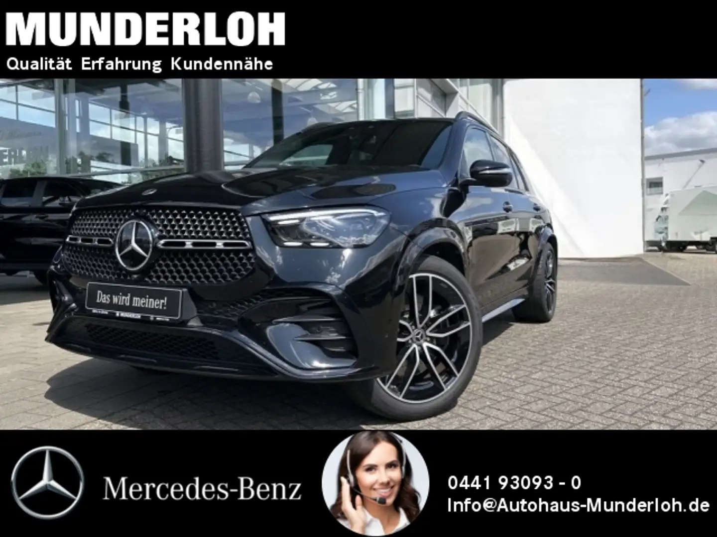 Mercedes-Benz GLE 450 d 4MATIC AMG Line Advanced Plus+HEAD UP Noir - 1