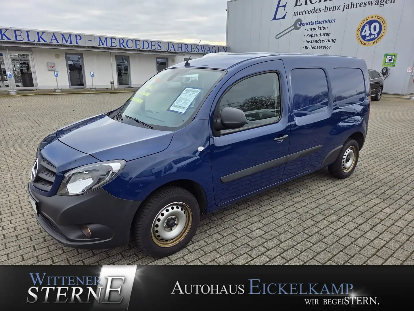 Mercedes-Benz Citan Citan 111 CDI Kasten extralang KLIMA PTS 2SITZER Blau - 1